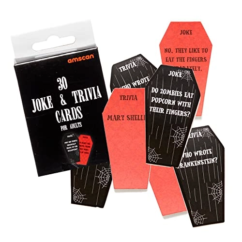 Halloween Joke & Trivia Cards - English 3 years and up 30 pieces