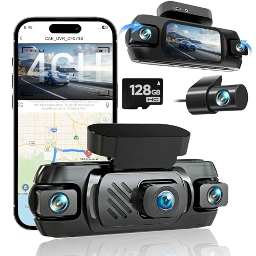 4 Channel Dash Cam - 4K