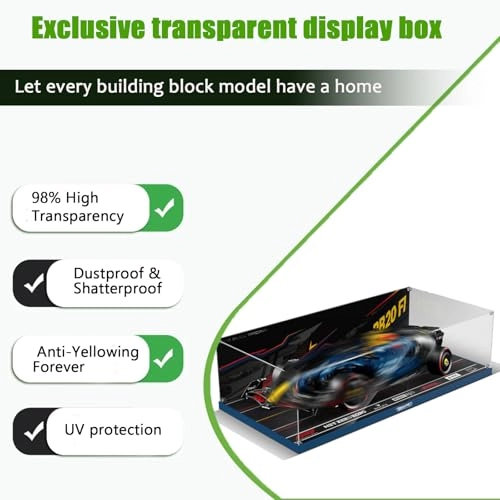 LEGO Display Case (42171) - 3 mm acrylic 70.6 x 30.6 x 22 cm