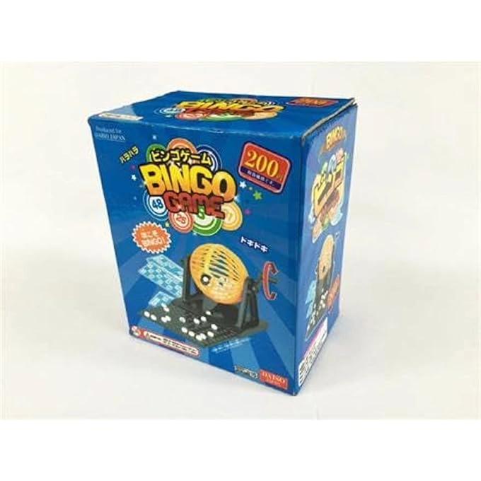 rayihni BINGO GAME SET - 48 CARDS 200 CHIPS SPINNER CAGE