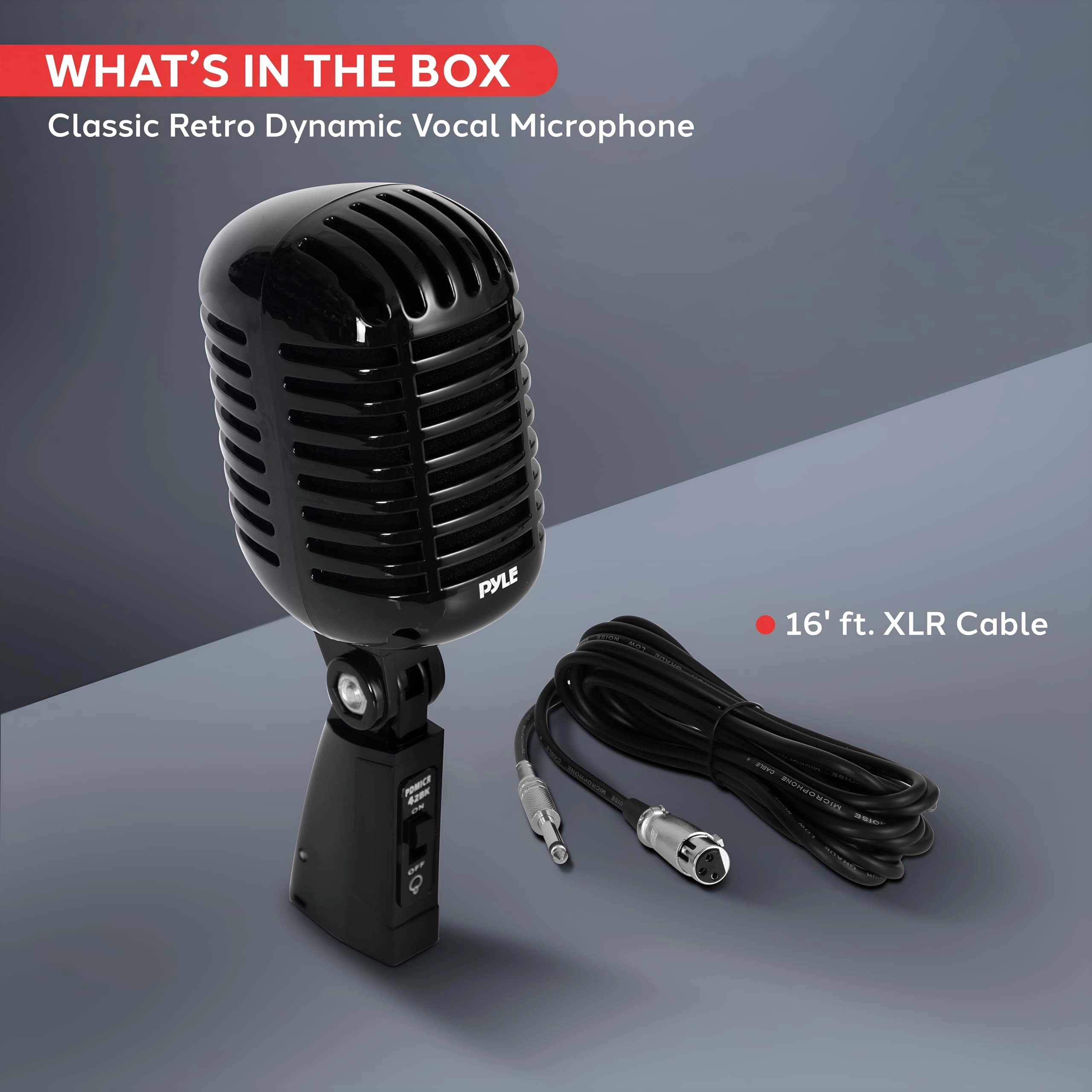 PDMICR42BK Wired Microphone