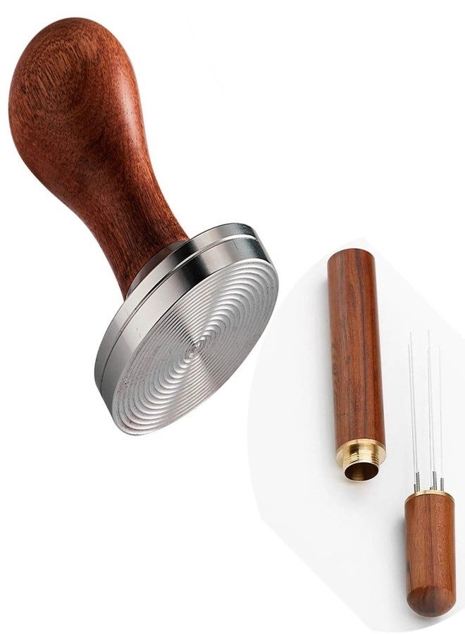 WELLYUK Espresso Tamper - 51mm + Espresso Stirrer - Stainless Steel