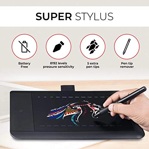 Pen Digitiser 8060U - 48 square inches 8192 Levels