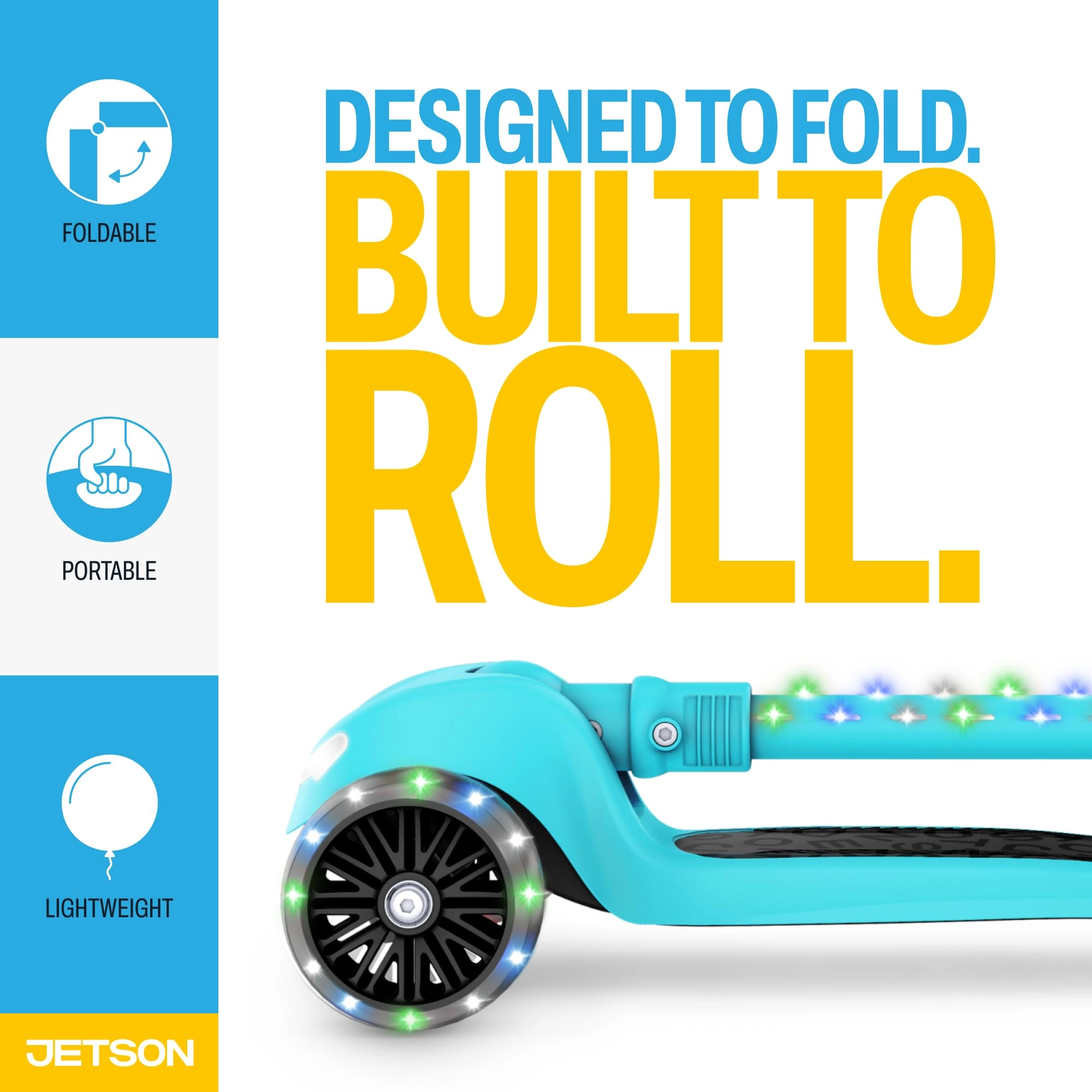 Jupiter Mini - 3-Wheel Foldable LED