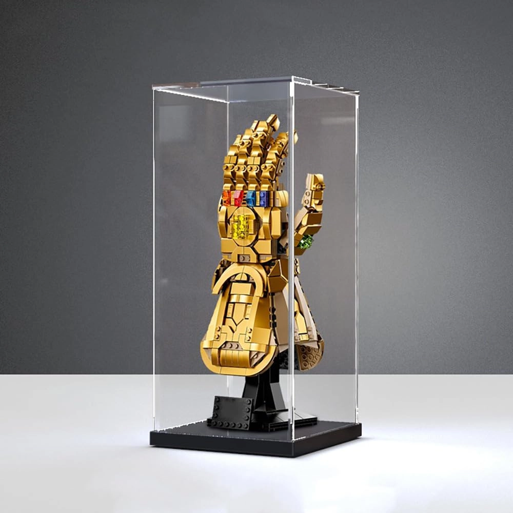 Infinity Gloves Acrylic Display Case - 35 x 15 x 15 cm Clear Dustproof