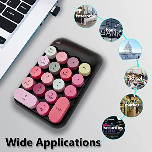 X910 - Wireless Numeric Keypad Black Red