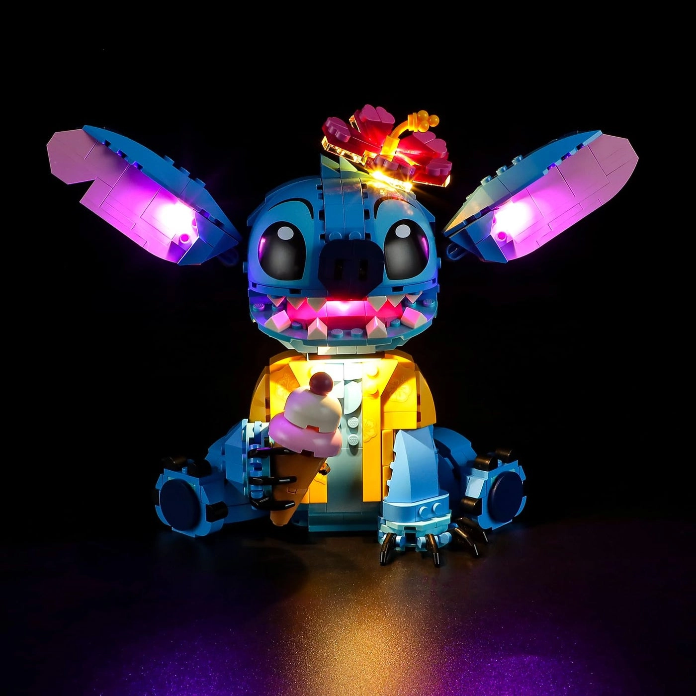 YEABRICKS LED Light for LEGO-43249 Disney Stitch