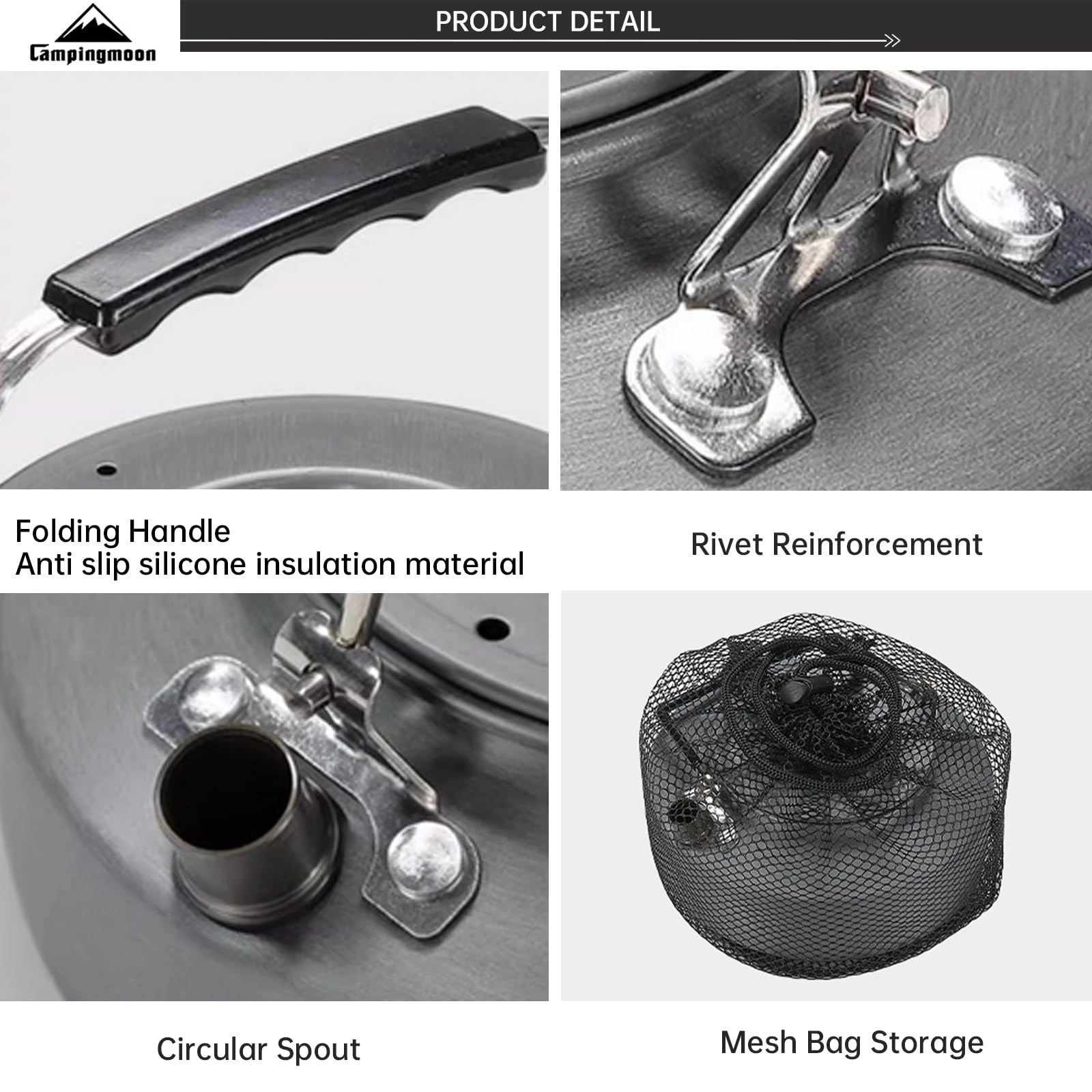 Tea Kettle Coffee Pot - 1000 Milliliters
