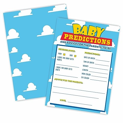 Baby Shower Prediction And Advice Cards - 30 PCS Baby shower