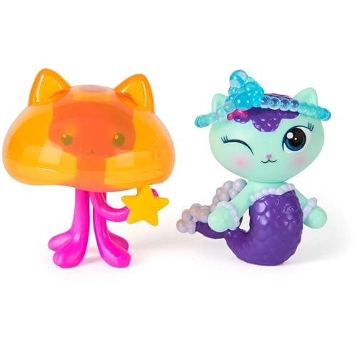 Meerkitty Figure + Kitty Jellyfish Figure - 4-piece 2 Accessories Ages 3+
