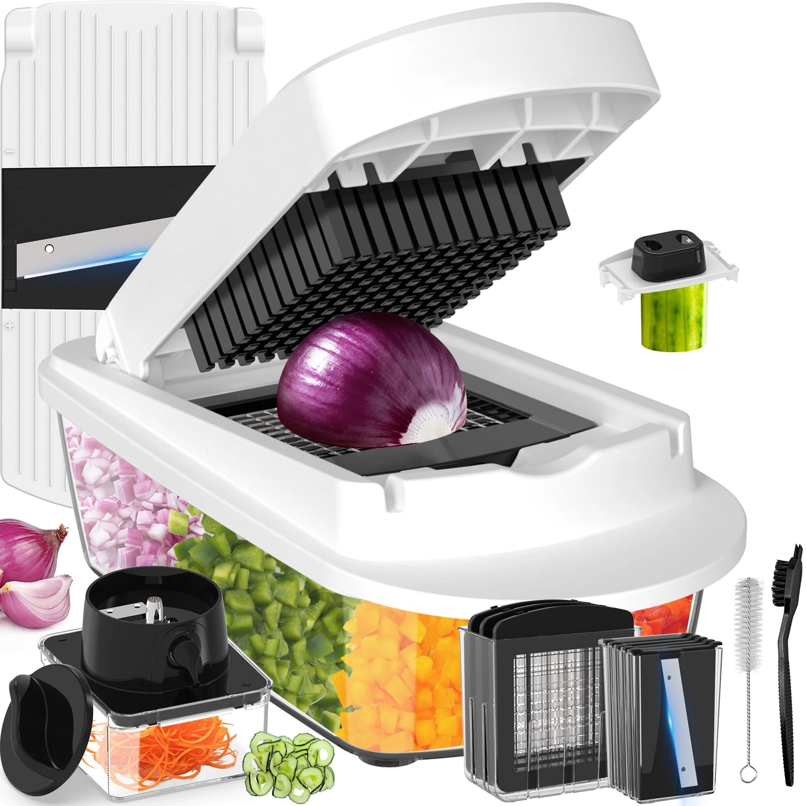 Vegetable Chopper - 17L 12 Blade