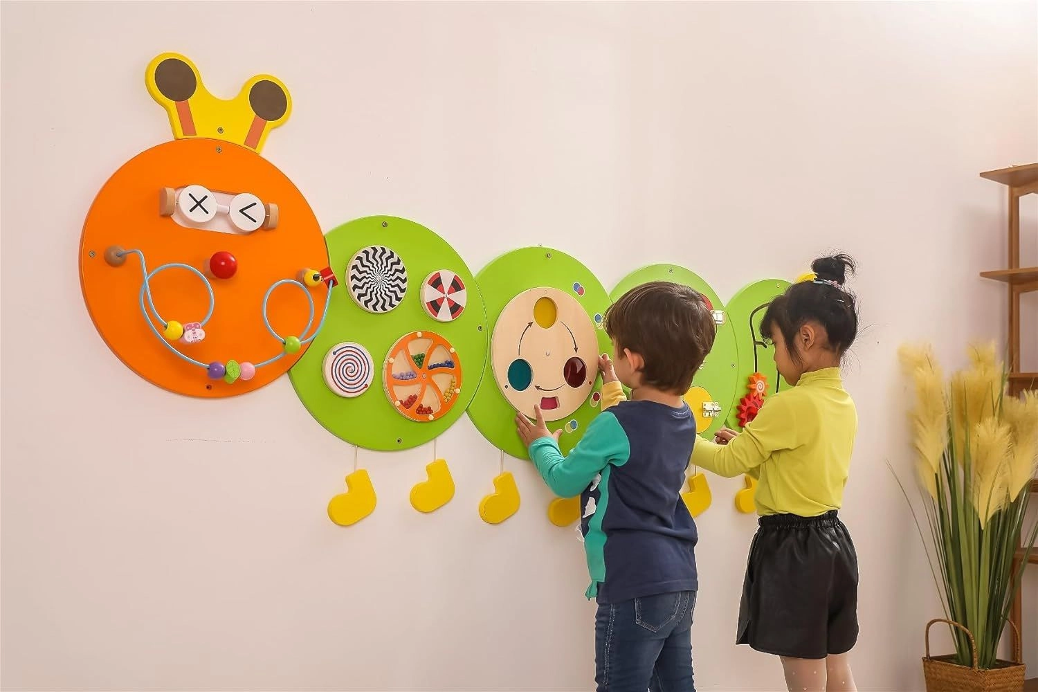 Wooden Wall Toy - 2+ Years