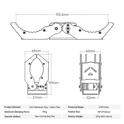 Mechanical Robot Arm Claw - 96 months+
