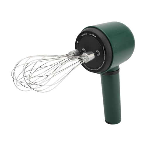 Cordless Hand Mixer - USB Rechargeable 1200mAh 2 Whisks