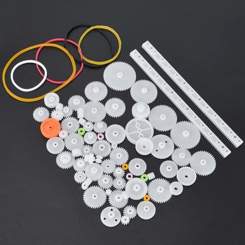 Plastic Gears Set - Erector Sets 75 pcs