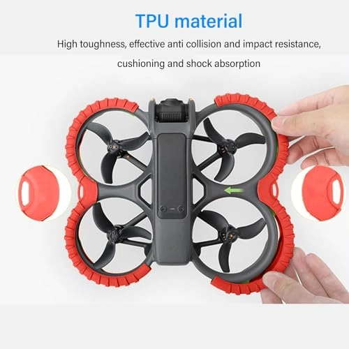 Protective Bumper - TPU Red 1 Pair