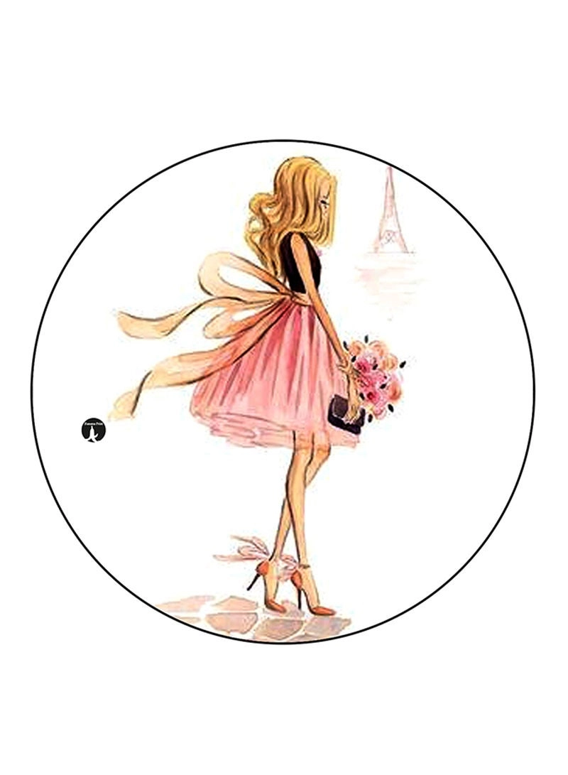 Girl Printed Mouse Pad