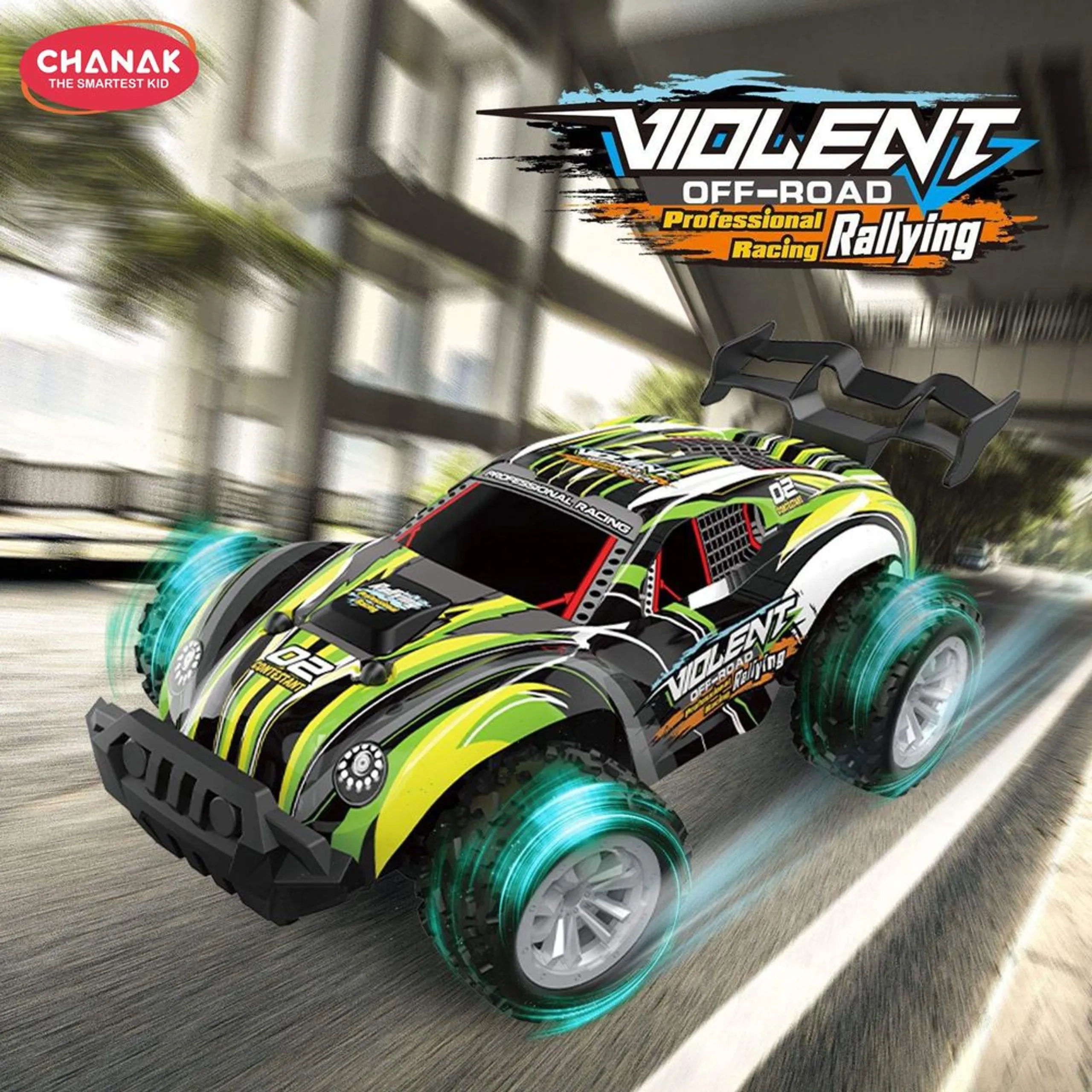 High-Speed RC Coupe SUV Car - 2.4Ghz LED headlights