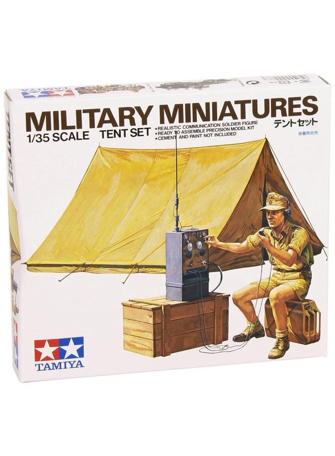 Tamiya German WWII Africa Corps Tent Set Model Kit - Plastic - 1:35