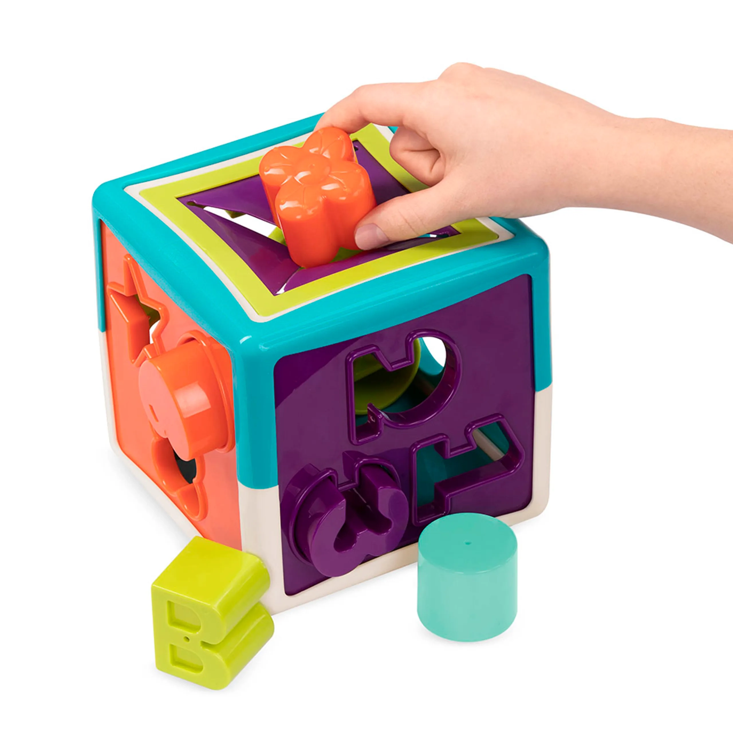 Shape Sorter Cube - 2 years+ 13 pieces