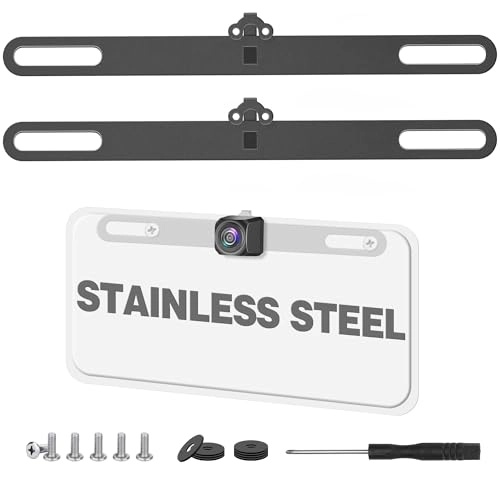 Stainless Steel License Plate Camera Mount - Universal Surface Mount