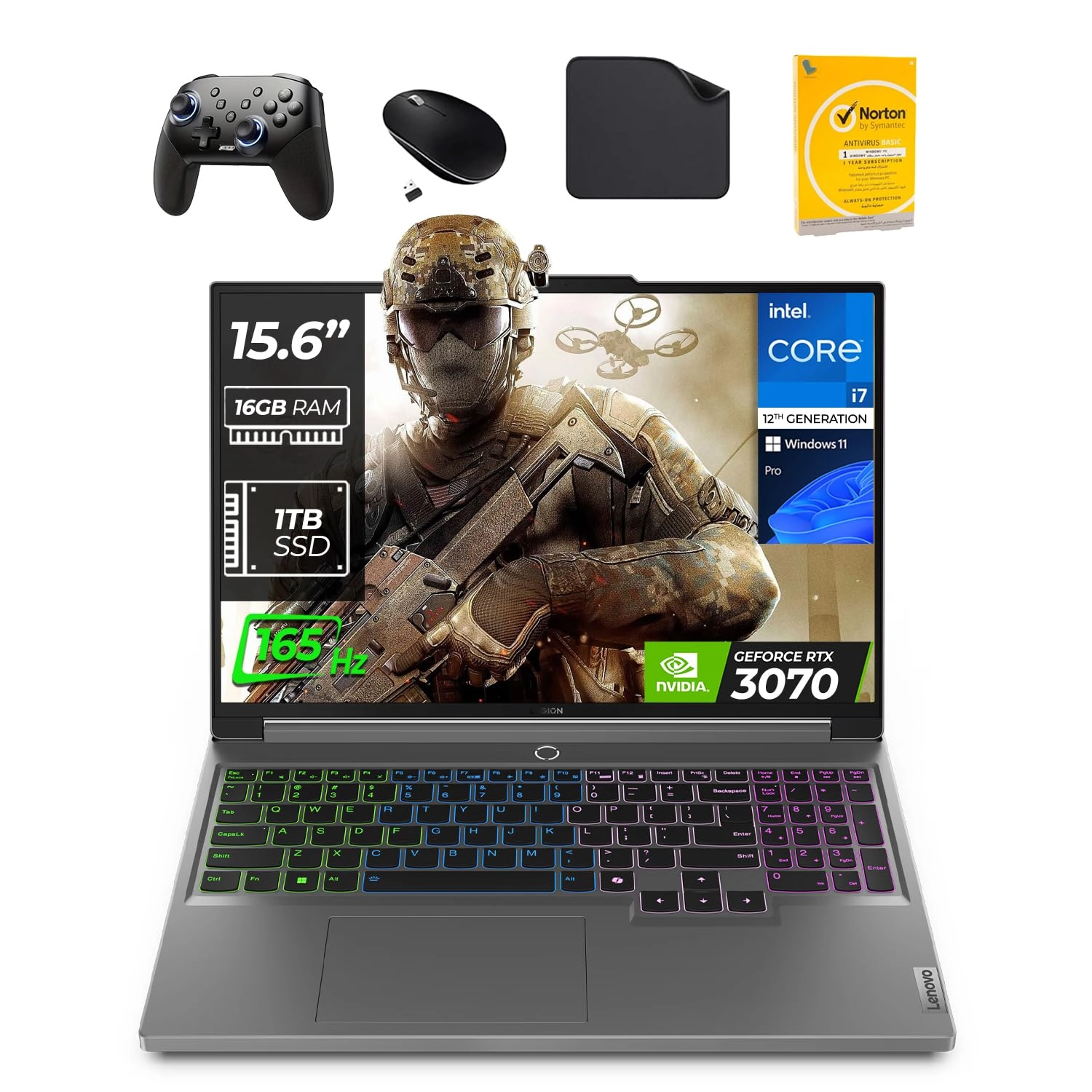 Lenovo Legion 5 15IAH7H - 15.6'' i7-12700H 16GB DDR5 1TB SSD