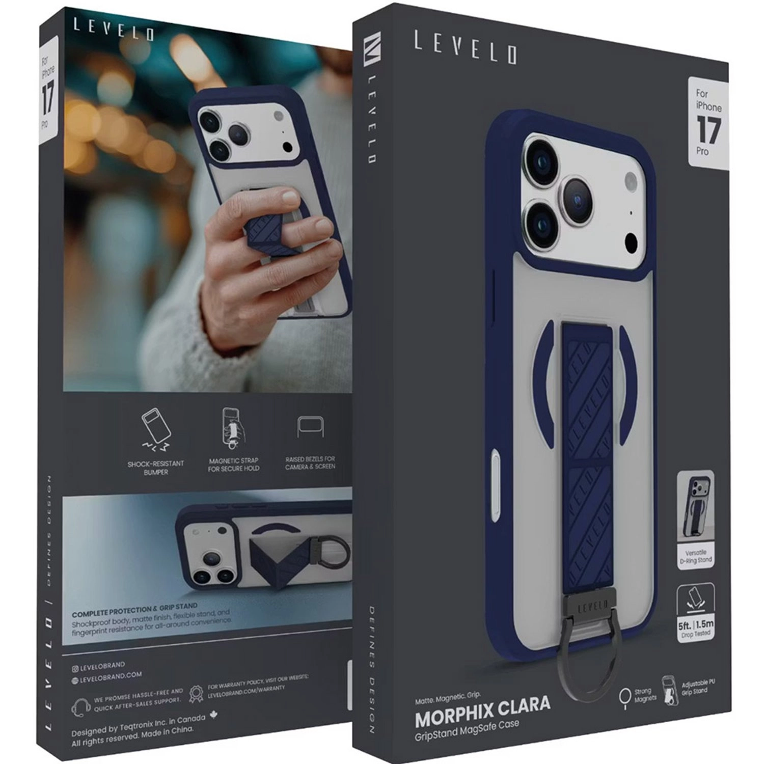 Morphix GripStand Case for iPhone 17 Pro Max