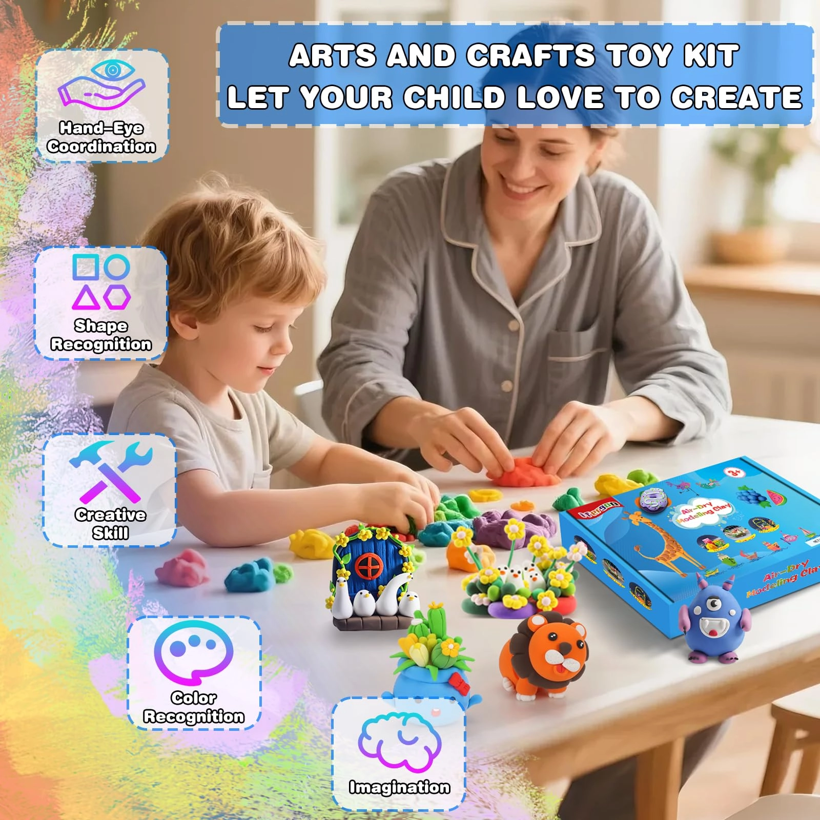 Modeling Clay - Air Dry 50pcs.