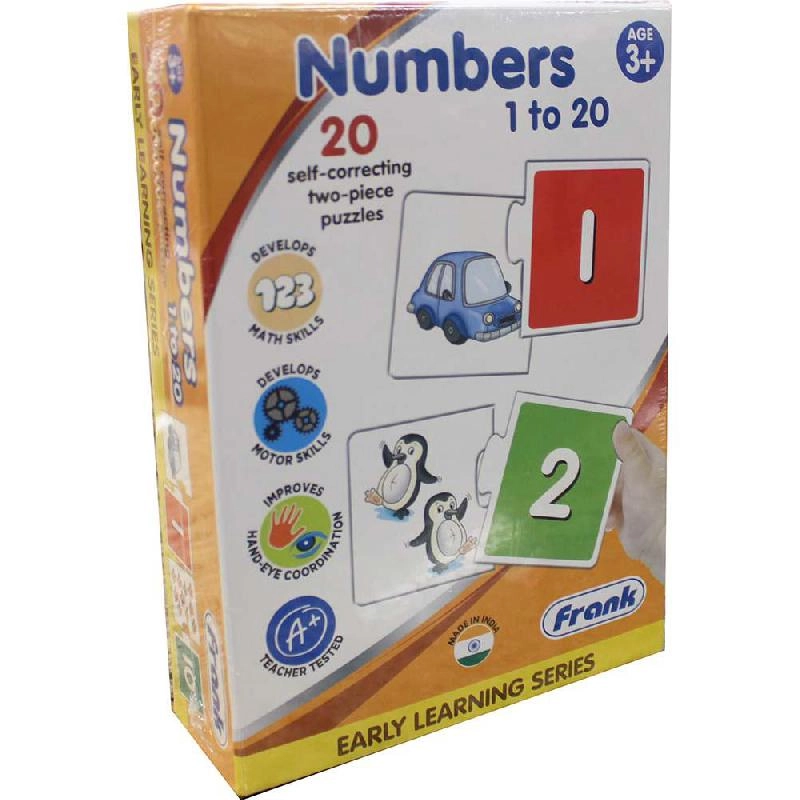 Frank Early Learner Numbers 1 to 20 - 2 Years and Above 40 Pieces
