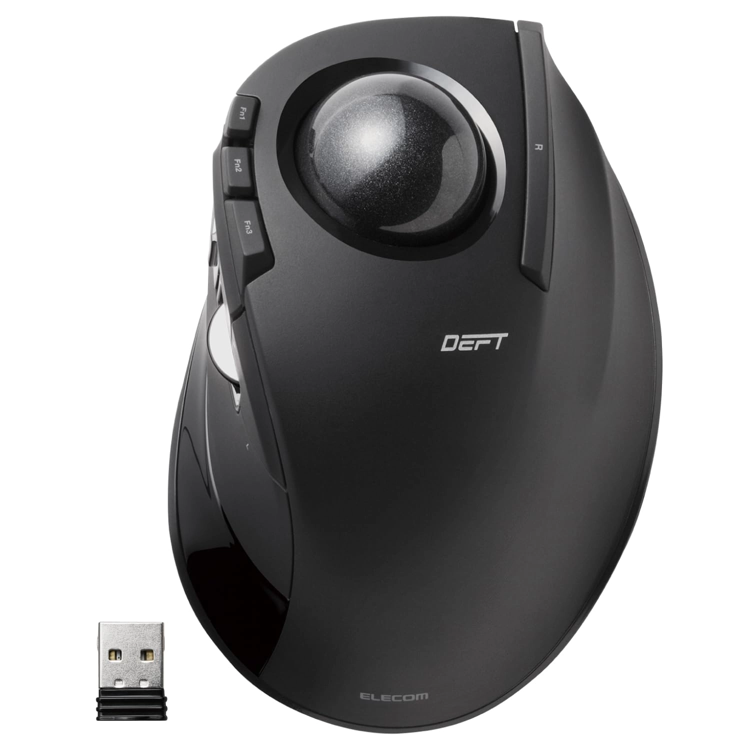 Elecom DEFT Trackball Mouse - 2.4GHz Wireless