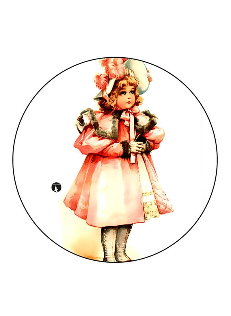 Girl Printed Mouse Pad