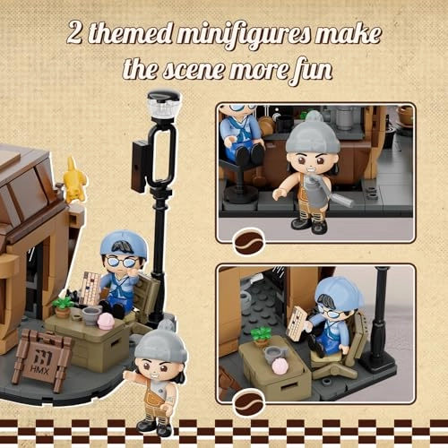 80Retros Axial Coffee Shop - 363 pieces Mechanical keyboard-inspired