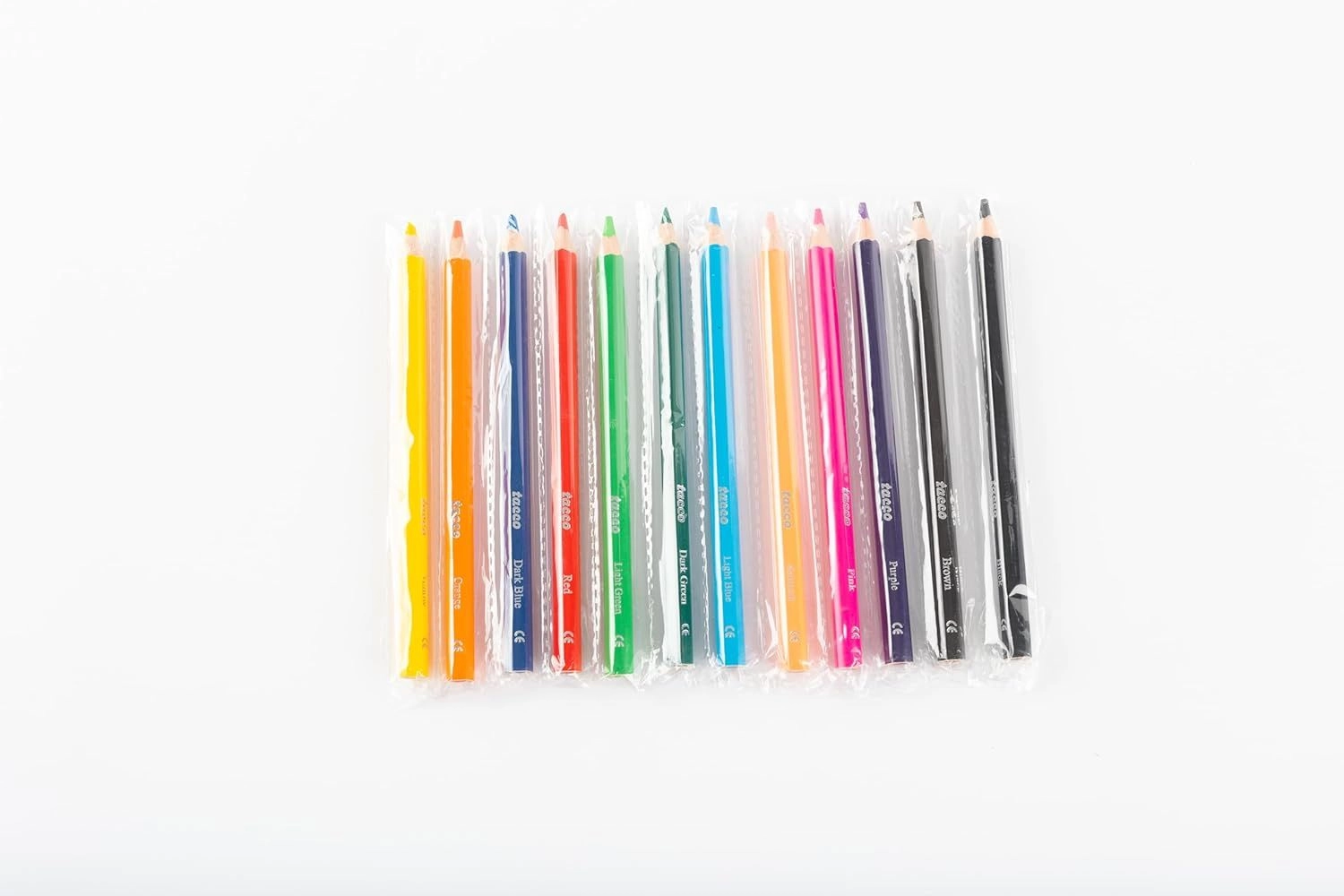 Jumbo Coloured Pencil Set - 12 Vibrant Colours