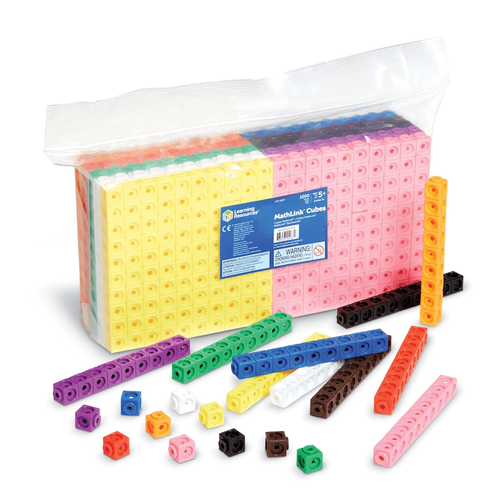Learning Resources Mathlink Cubes - 12 months - 5 years 1000 pieces