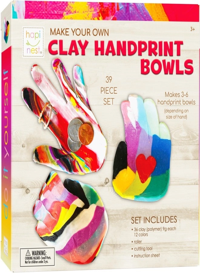 Make Your Own Clay Handprint Bowl Kit
