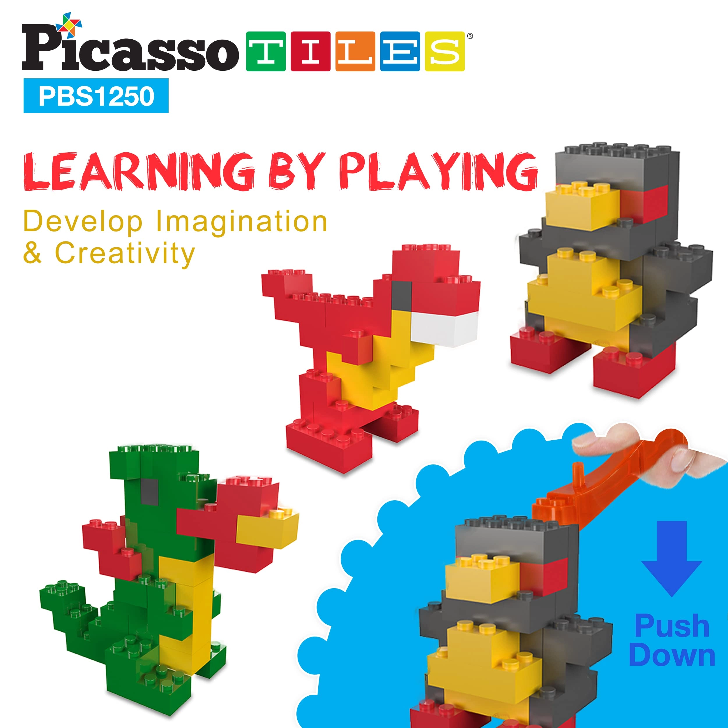 Magnetic Building Blocks - 1250pcs