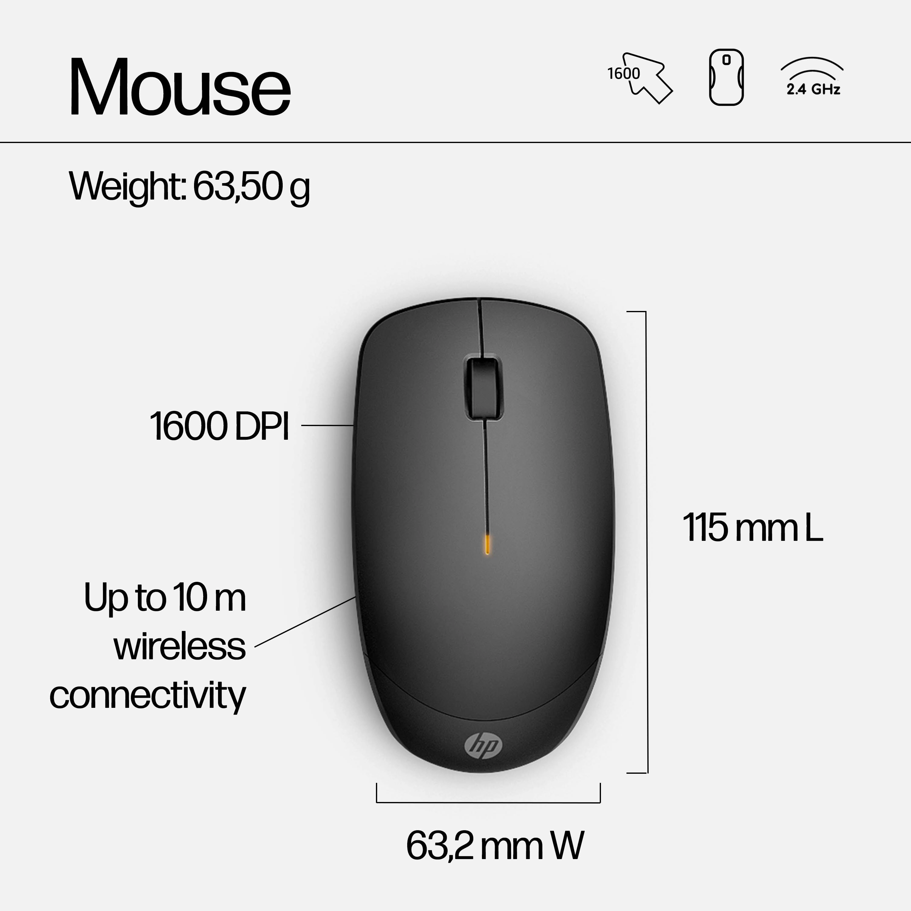 230 Wireless Mouse And Keyboard Combo Set - AR/EN Wireless