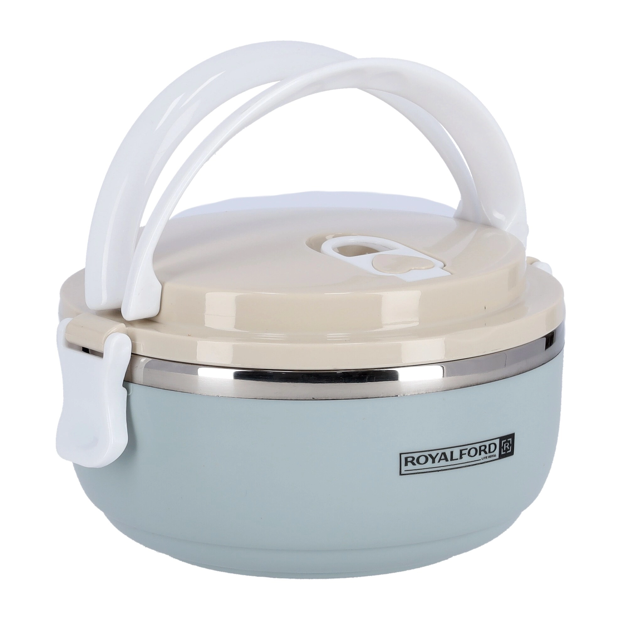 Air Tight Lunch Box - Blue/White standard