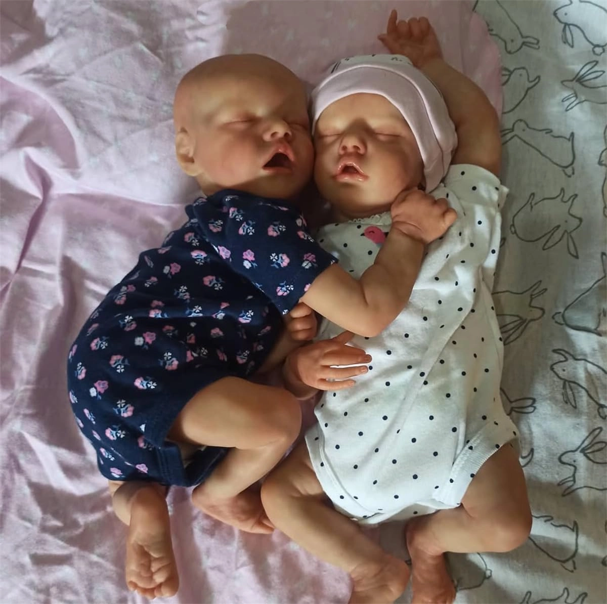 Reborn Baby Dolls Twins - 18 Inch Silicone Ages 3+