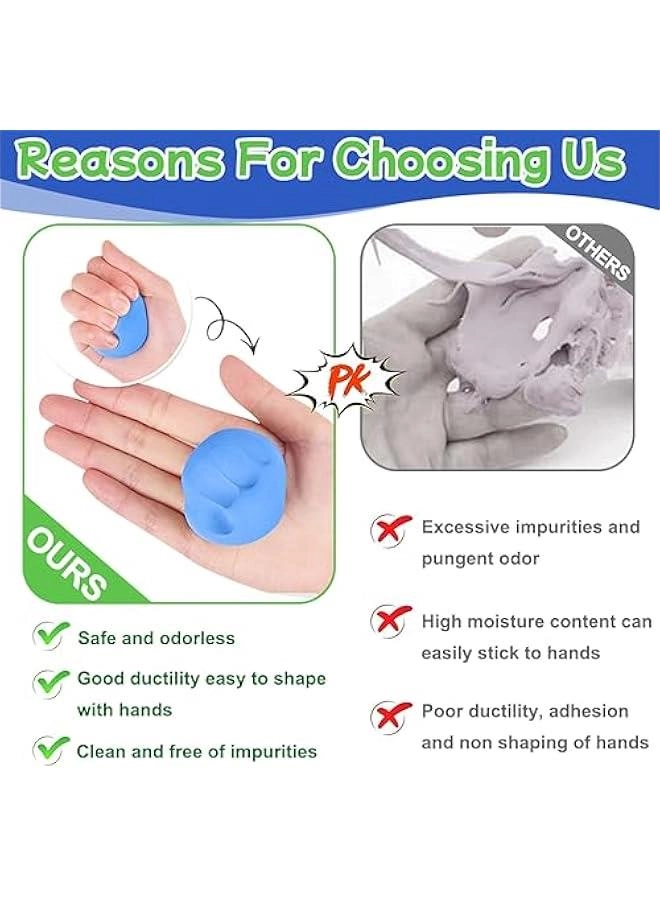 Air Dry Clay kit - 468g 36pcs.