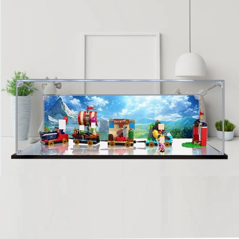 Clear Acrylic Display Case - LegoDisney Vaiana