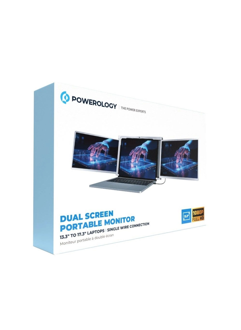 Dual Screen Portable Monitor - 1080P 13.3 inch