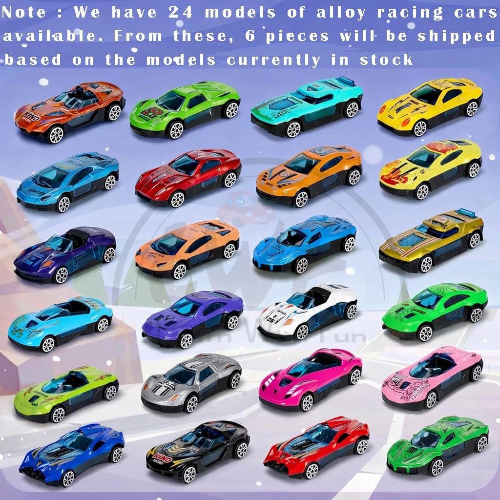 Racing Alloy Model Series - 1:64 Scale 6 Count