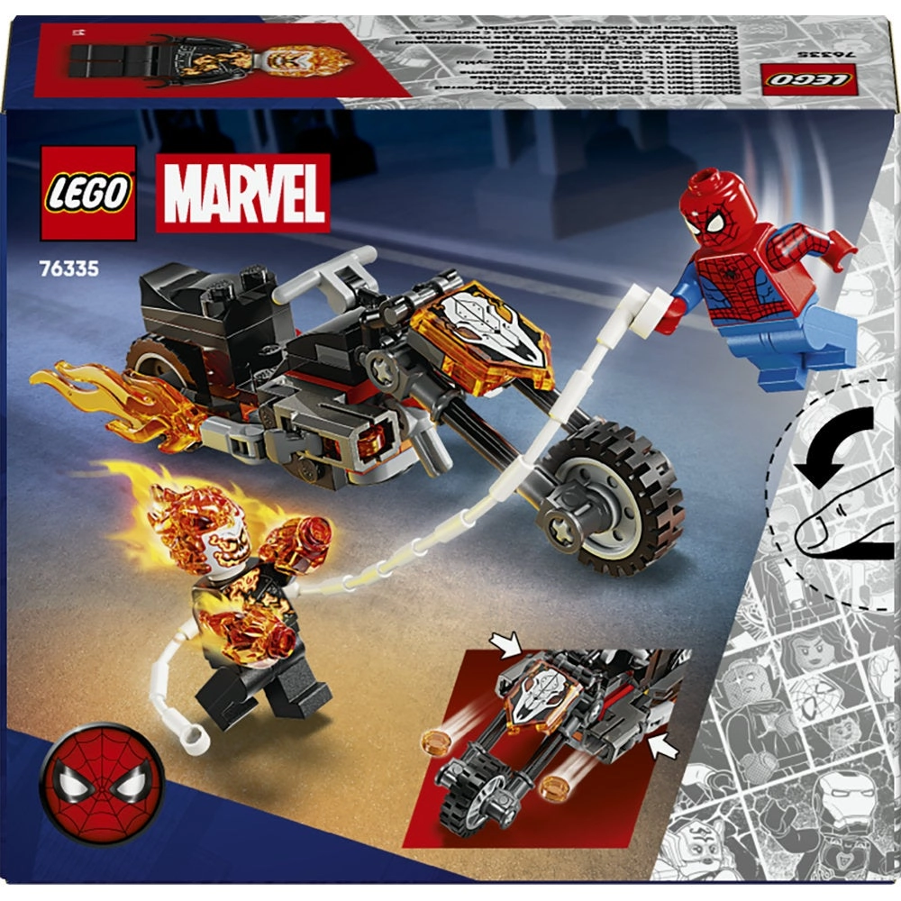 Super Heroes Spider-Man Vs Ghost Rider Motorcycle (76335) - 6+