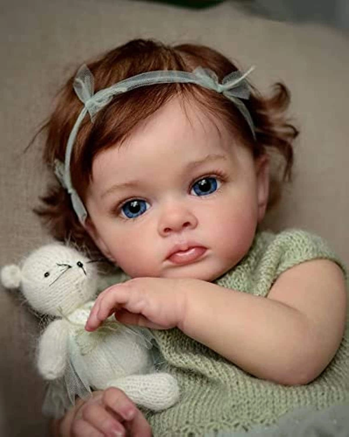 Pinky Reborn Reborn Baby Doll - 23Inch Silicone Ages 3+