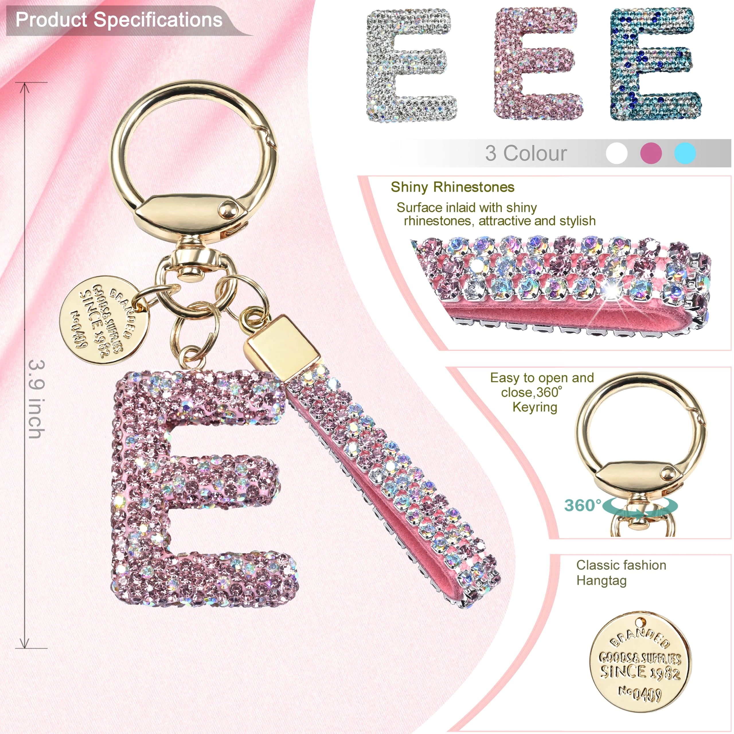 Initial Letter Keychain - Letter