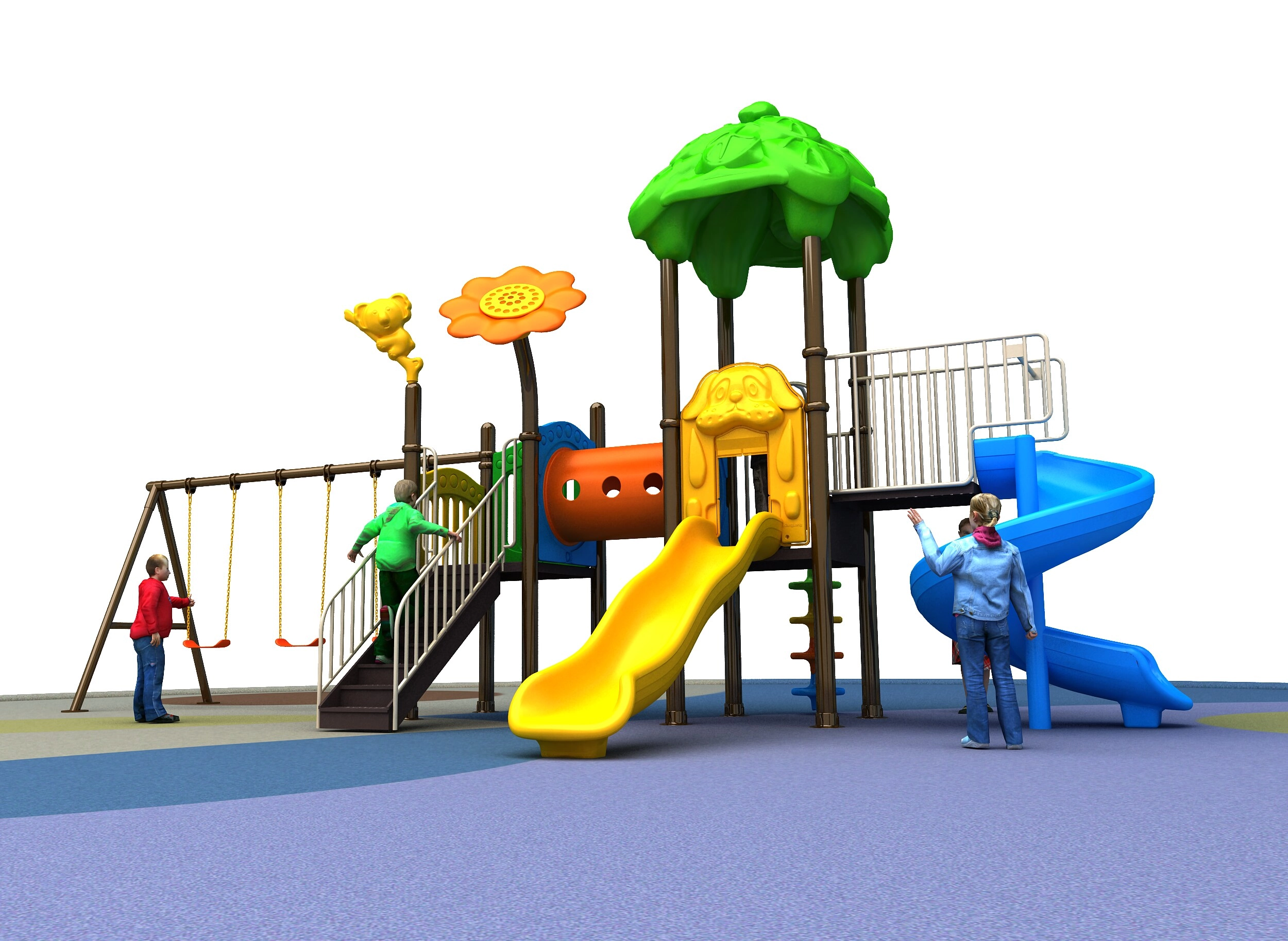 Rainbow Toys RW-11019 - Kids Play Outdoor Play Centre 960x460x420cm