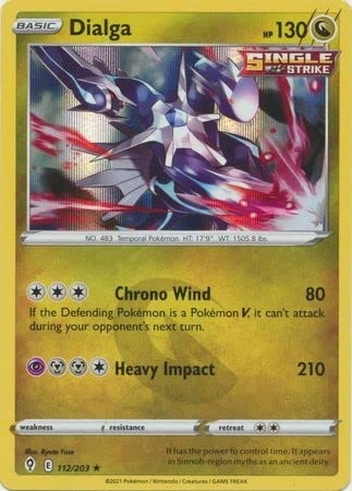 The Pokémon Company International DIALGA 112/203 - EVOLVING SKIES Holo