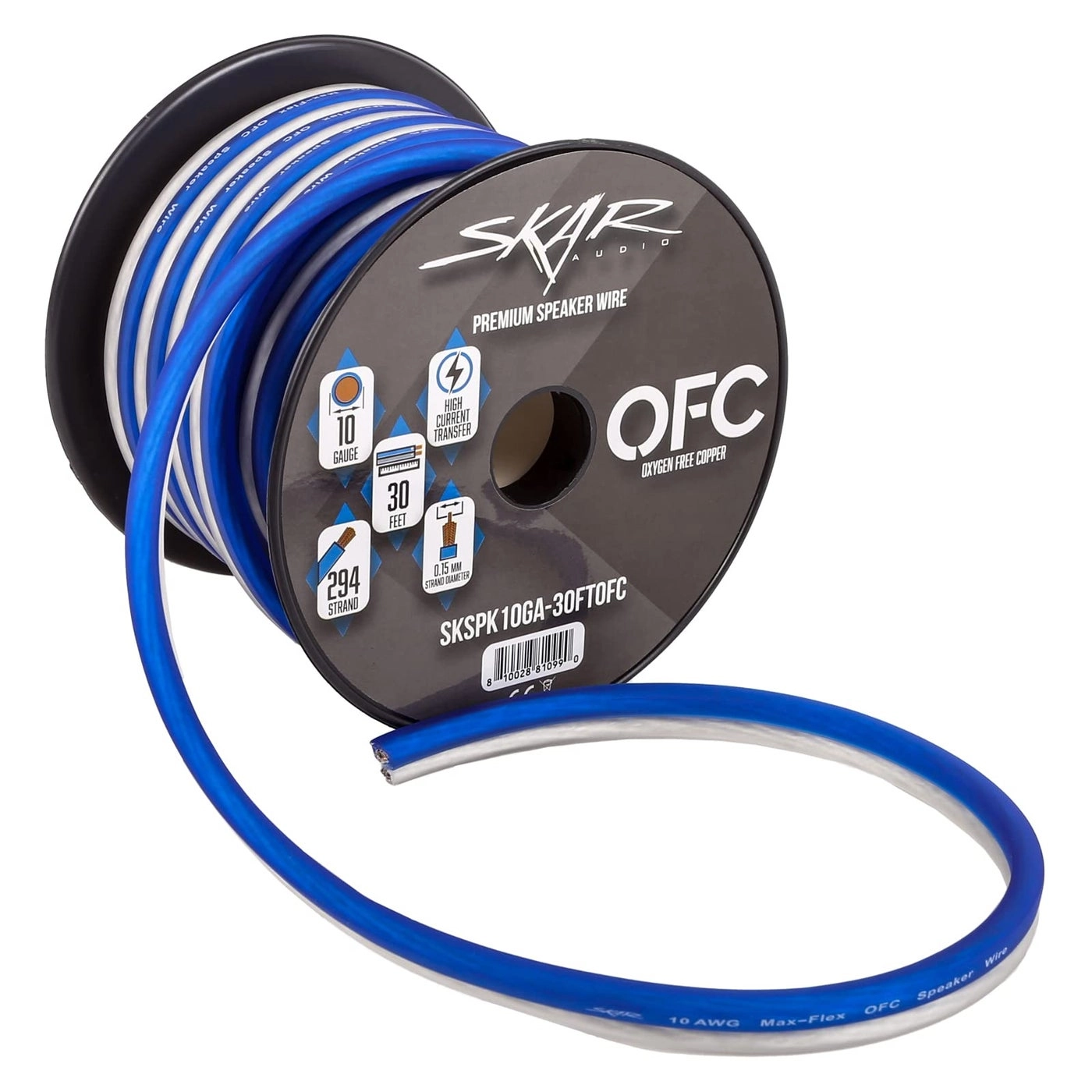 10 Gauge Elite Audio Speaker Wire - 30 Feet