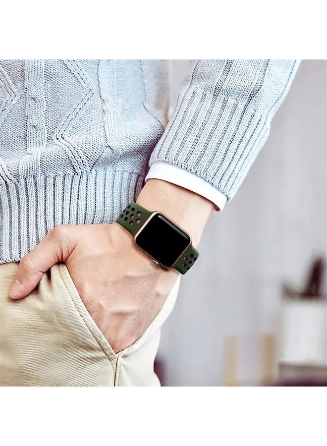 3 Pack Breathable Watch Band for Apple Watch - 38mm/40mm/41mm/42mm/44mm/45mm/49mm